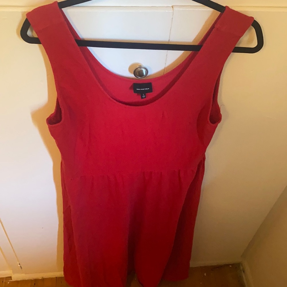 Red who what wear dress.